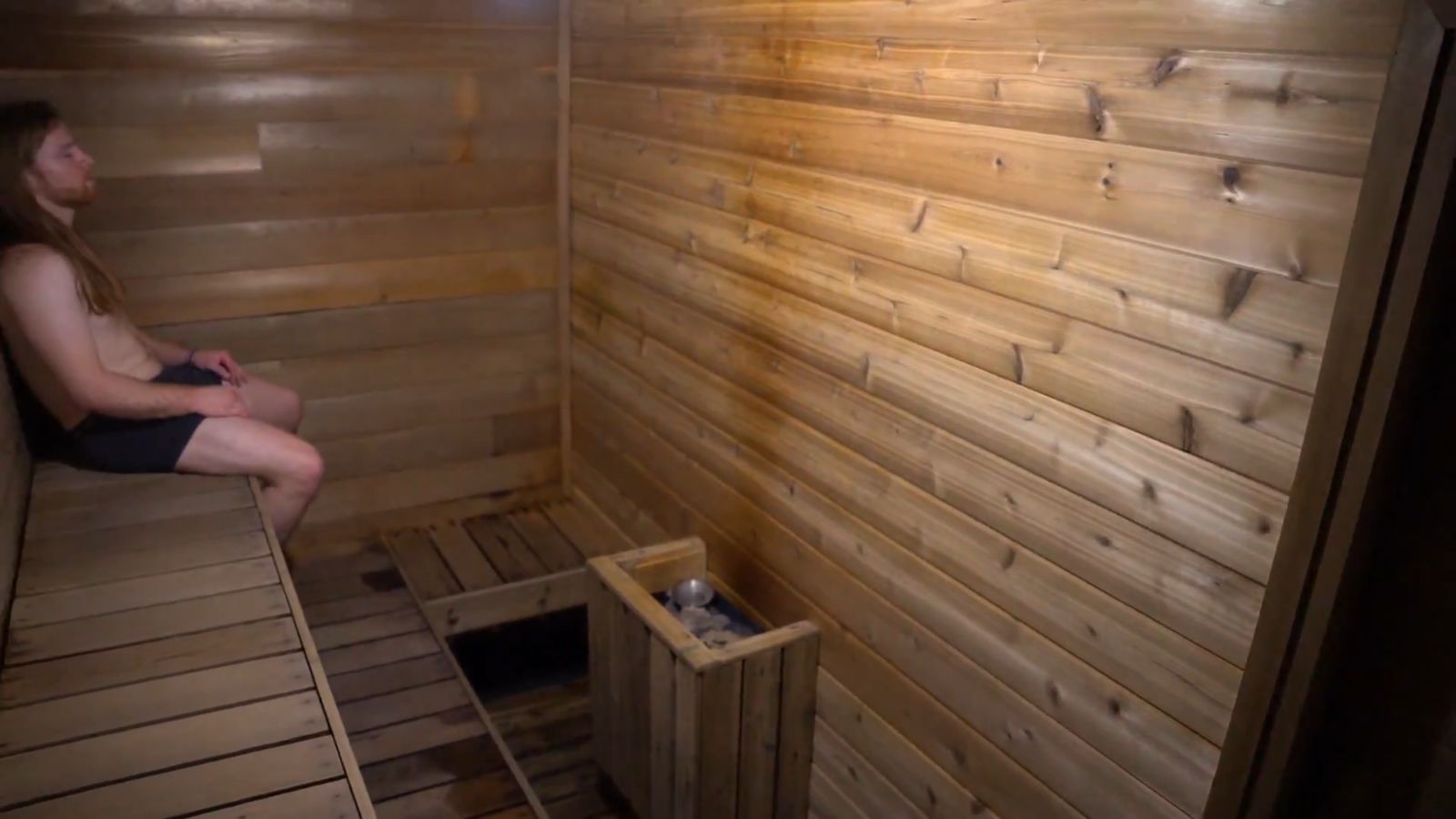 Van Isle BJJ cedar sauna